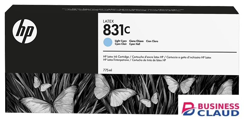 HP 831C Light Cyan Latex Ink Cartridge