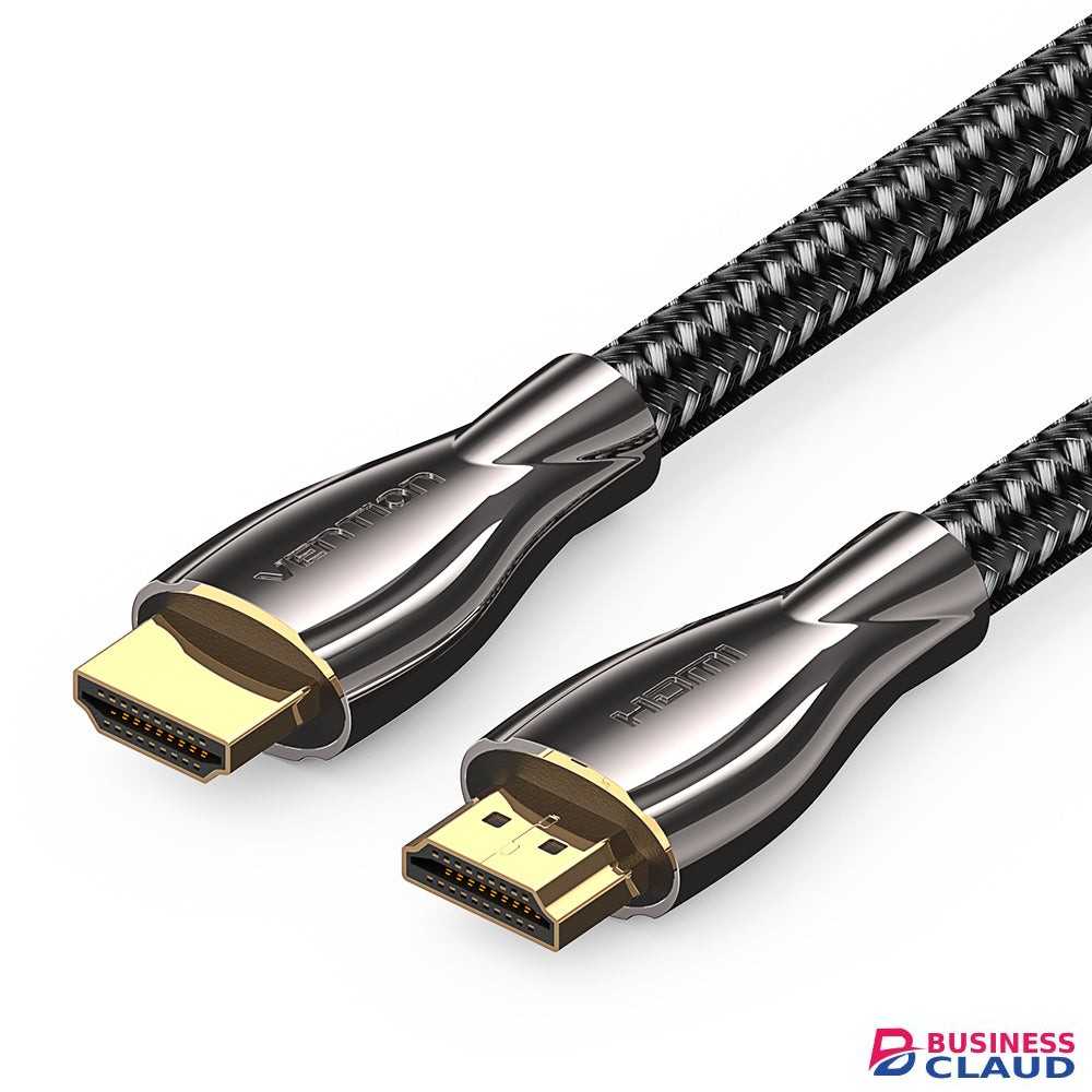 Vention 10M Cotton Braided 4K HDMI Cable zinc Alloy Type