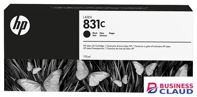 HP 831C Black Latex Ink Cartridge