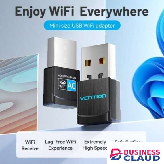 Vention USB Wi-Fi 2.4G Black Adapter