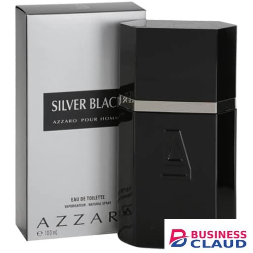 Azzaro Chrome Pour Homme Silver Black 100ml Edt Men Perfume