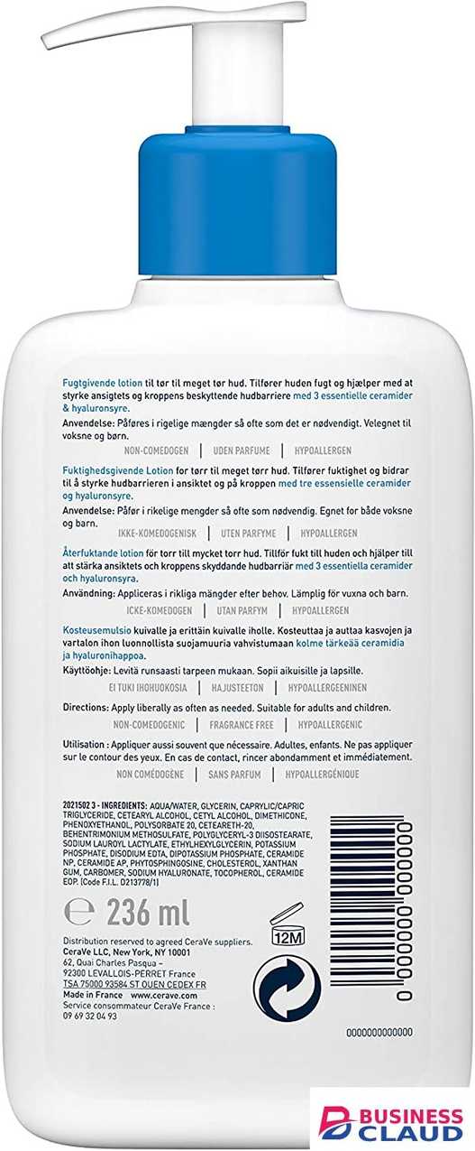 Cerave 236ml Daily Moisturizing Lotion For Dry to Very Dry Skin