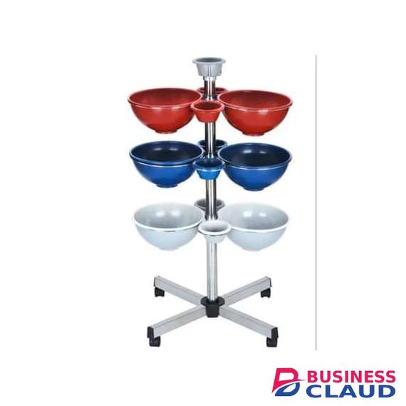 Generic Coloured Salon Bowl Trolley