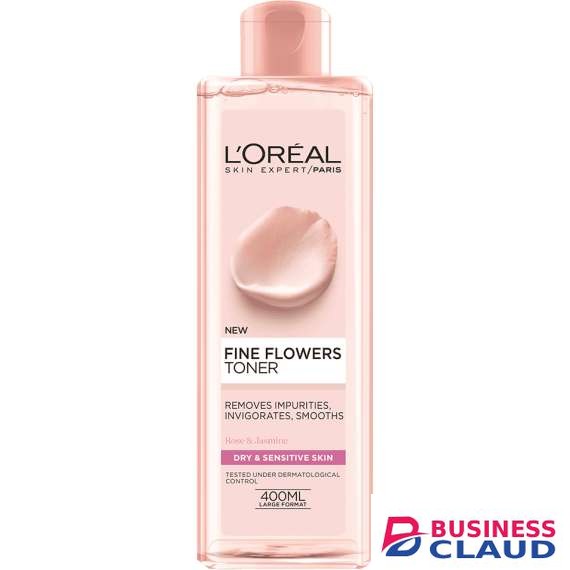 L'Oréal 400ml Fine Flowers Toner For Dry and Sensitive Skin