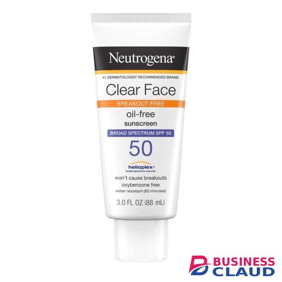 Neutrogena 88ml Clear Face Breakout Broad Spectrum SPF 50 Sunscreen