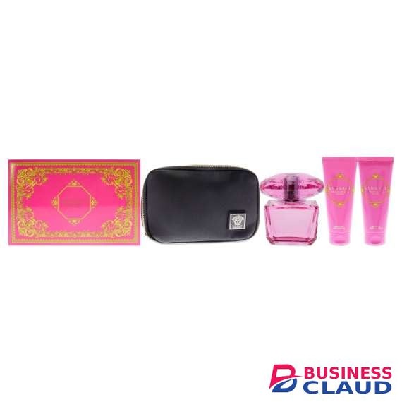 Versace Bright Crystal Absolu Four Piece Edp Women Gift Set