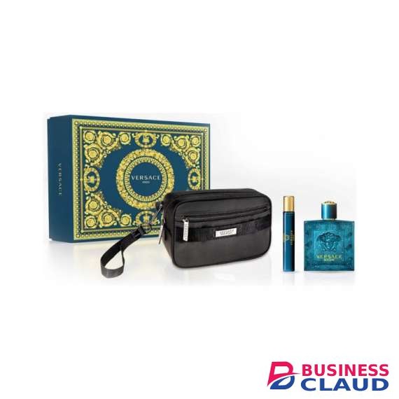 Versace Eros Edt Three Piece Men Perfume Gift Set