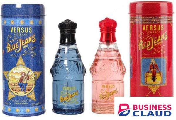 Versace Red and Blue Jeans Combo 75ml Edt Perfume Set