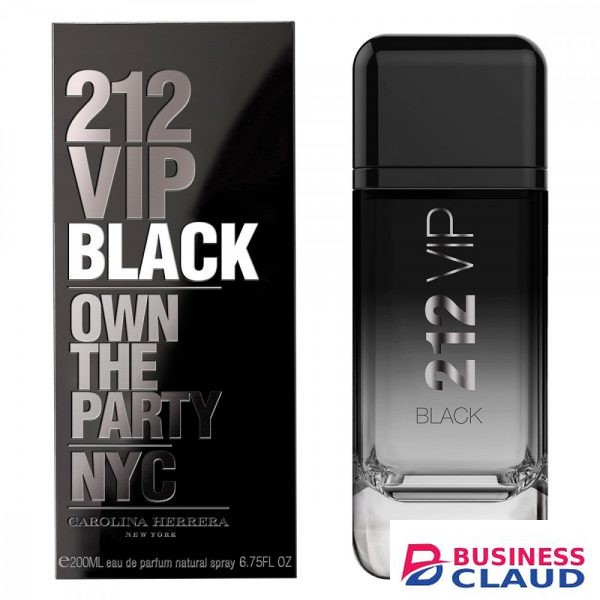 Carolina Herrera 212 VIP Black Edp 200ml Men Perfume