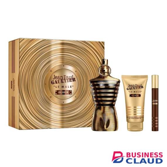 Jean Paul Gaultier Le Male Elixir 3Piece Parfum Men Gift Set