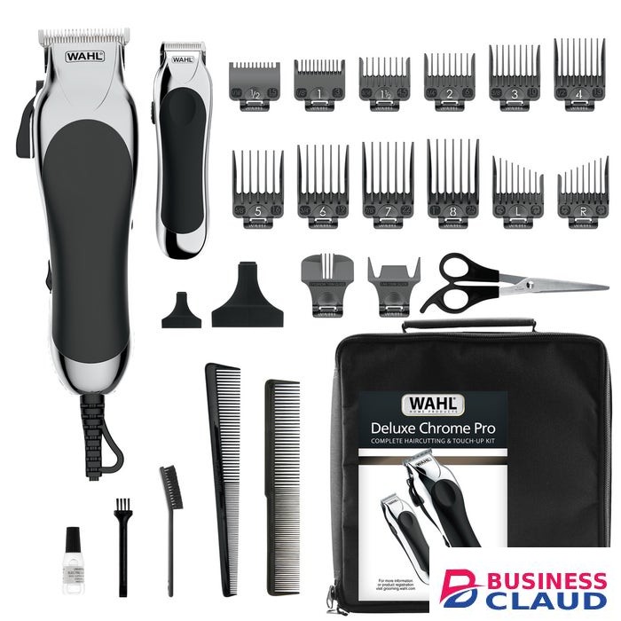 Wahl Deluxe Chrome Pro Grooming Set