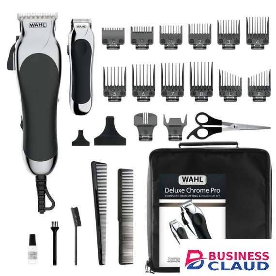 Wahl Deluxe Chrome Pro Grooming Set