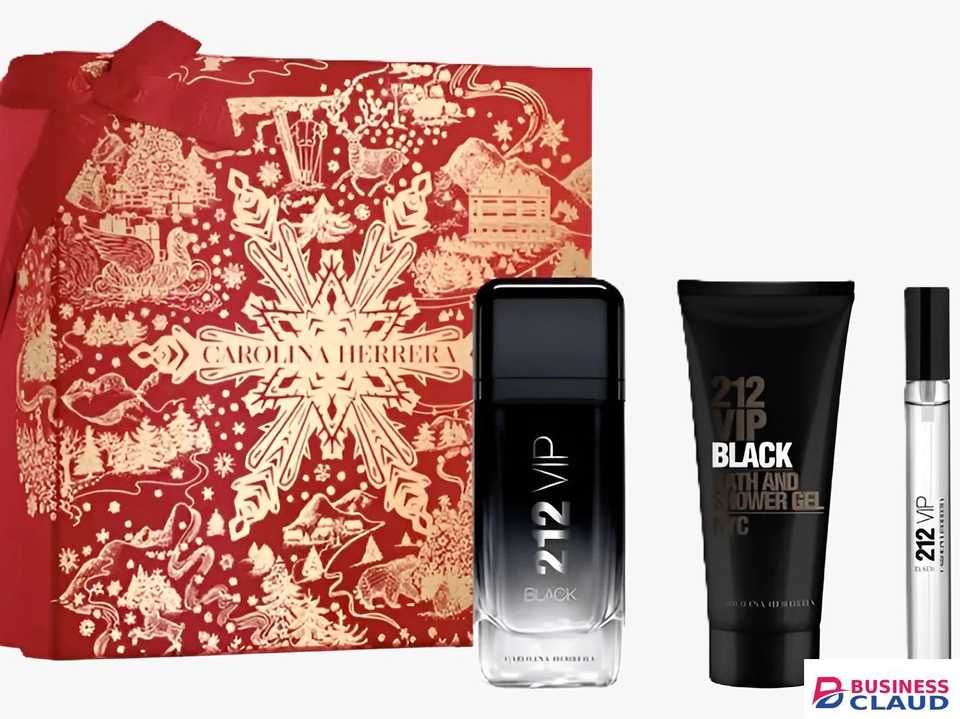 Carolina Herrera 212 VIP Black Mini Edp Men Gift Set