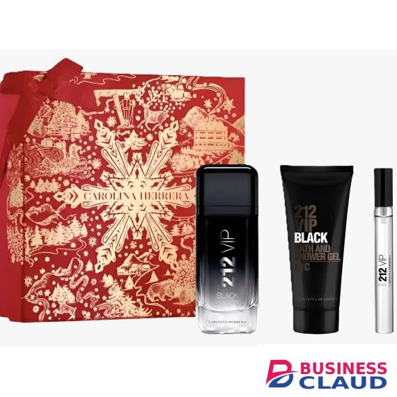 Carolina Herrera 212 VIP Black Mini Edp Men Gift Set