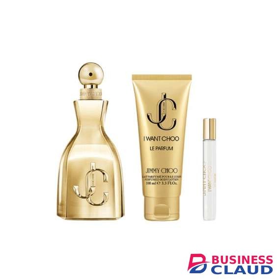 Jimmy Choo I Want Choo Le Parfum Three Piece Women Perfume Gift Set
