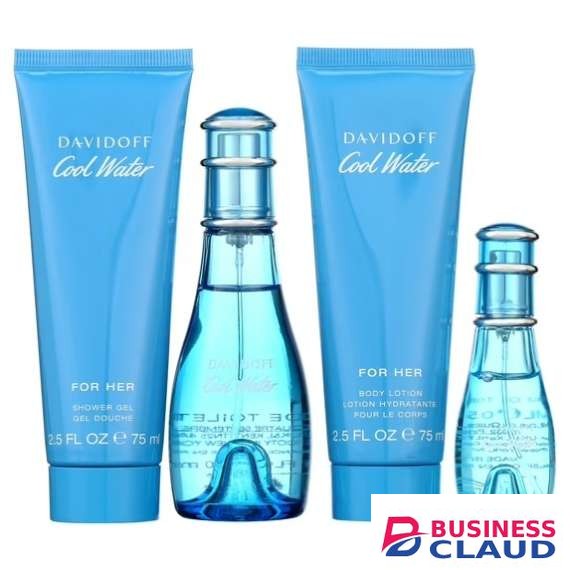 Davidoff Cool Water Four Piece Women Perfume Gift Set