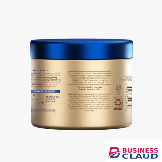 Vaseline Radiant X Deep Nourishment Body Cream