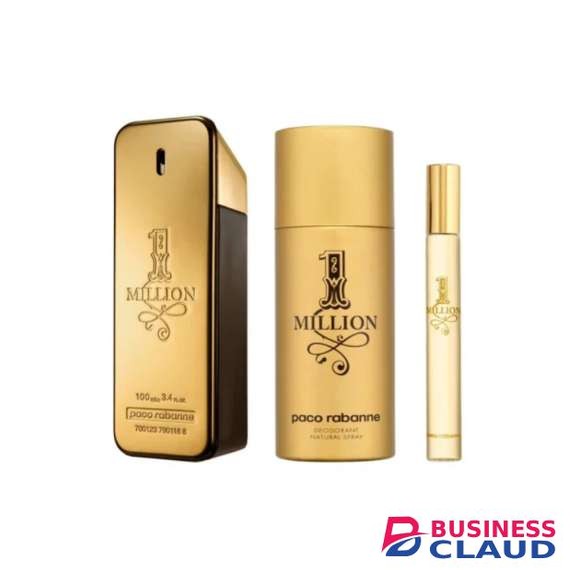 Paco Rabanne One Million Edt Three Piece Men Perfume Gift Set