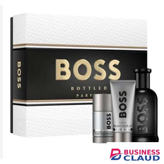 Boss Bottled Parfum Three Piece Men Perfume Gift Set