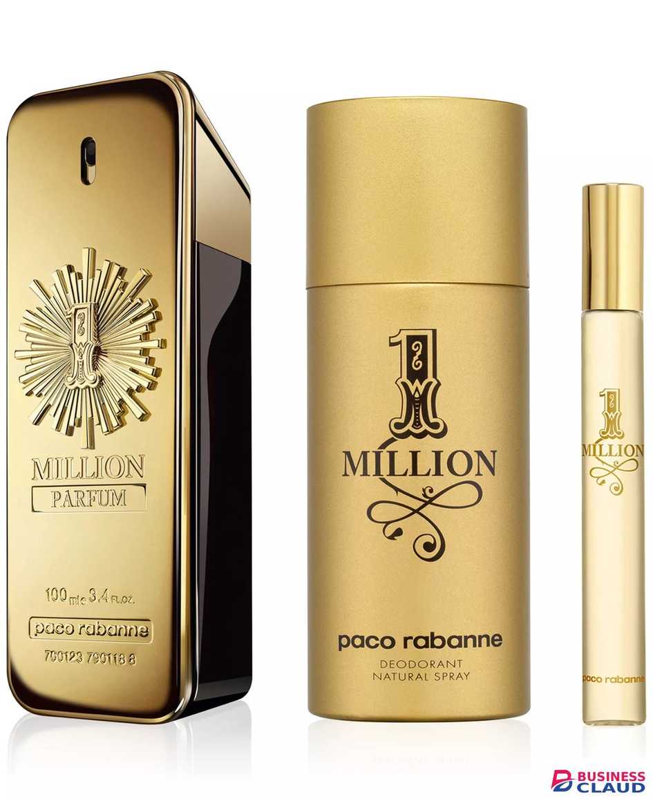 Paco Rabanne One Million Parfum Three Piece Men Perfume Gift Set