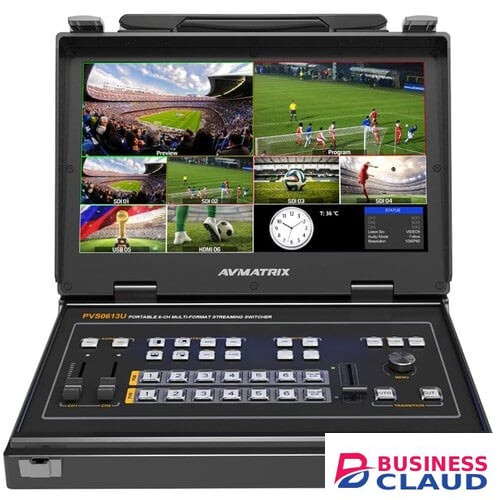 Avmatrix Portable 6 Ch SDI HDMI Multi-Format Streaming Switcher