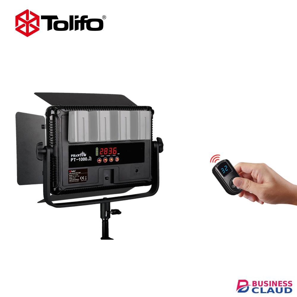 Tolifo PT-1000B Bi Color Dimmable LED Video Light Panel