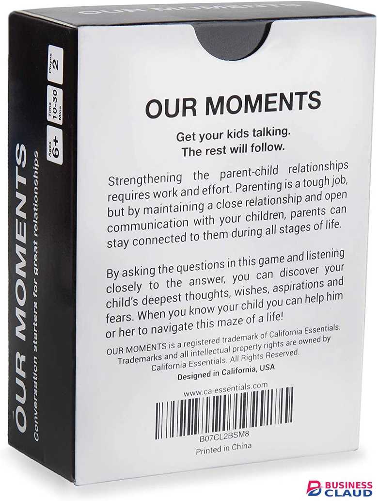 Our Moments Kids Card Game
