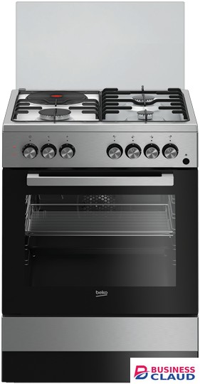 Beko FSET63110DX 3 Gas 1 Electric Cooker