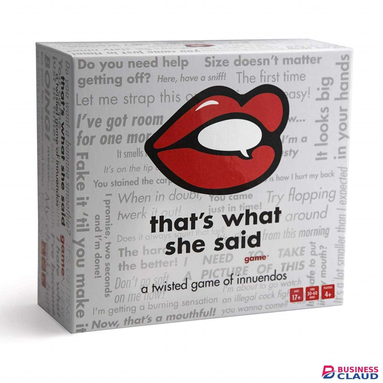 That's What She Said Card Game