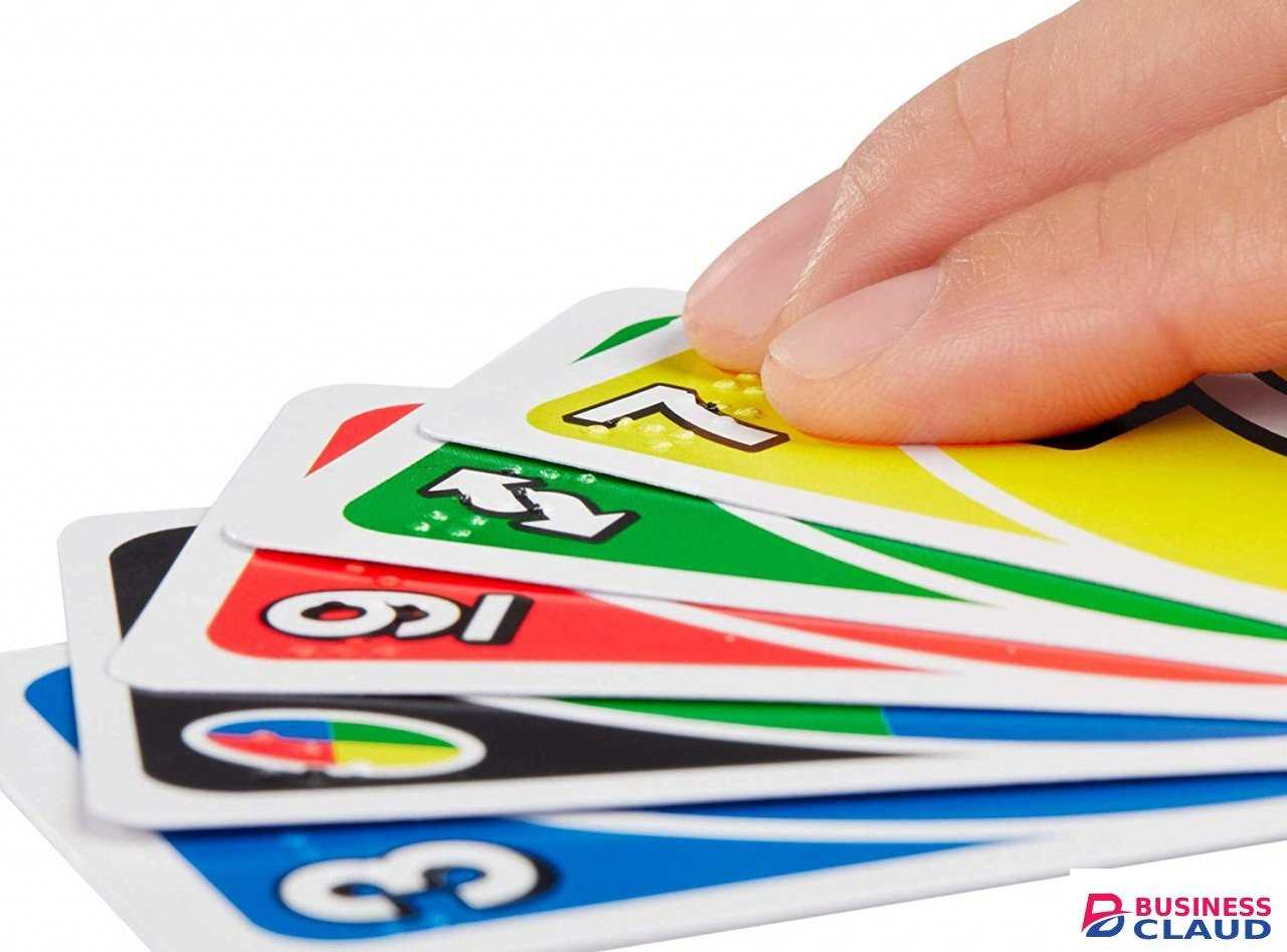 Uno Braille Edition Card Game