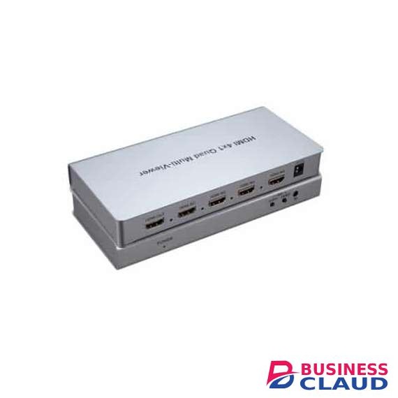 Optimal 4X1 HDMI Quad Multiviewer, Screen Segmentation