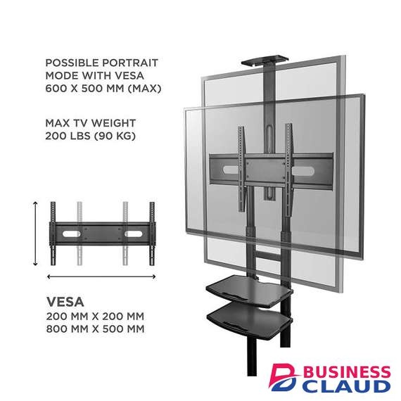 Onkron TS1881 50 Inches to 86 Inches Mobile TV Stand