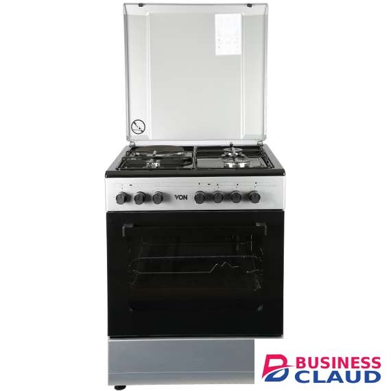 Von Hotpoint VAC6S031UY 3 Gas 1 Electric Cooker