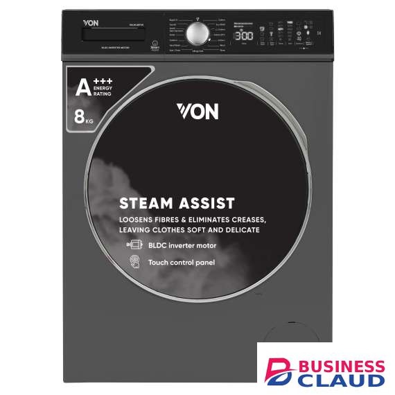 Von Hotpoint VALW-08FVK 8KG Front Load Washing Machine