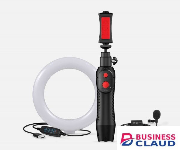 IK Multimedia iRig Video Creator Bundle Video and Streaming Kit with Ring Light