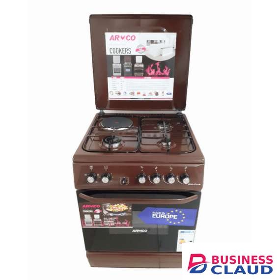 Armco GC-F6631PX BR 3 Gas 1 Electric Gas Cooker