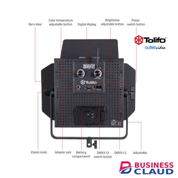 Tolifo GK-J-100WAB LED Studio Light Panel