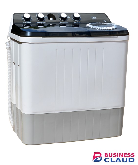 Mika MWSTT2210 10kg Semi Automatic Twin Tub Top Load Washing Machine