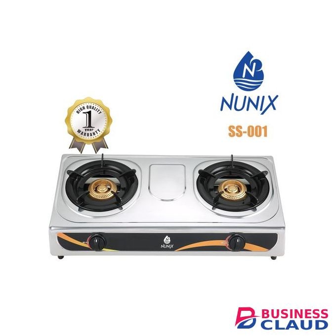 Nunix SS-001 Double Burner Gas stove