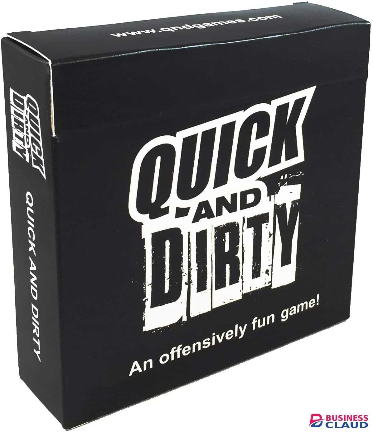 Quick And Dirty Black Party Card Game