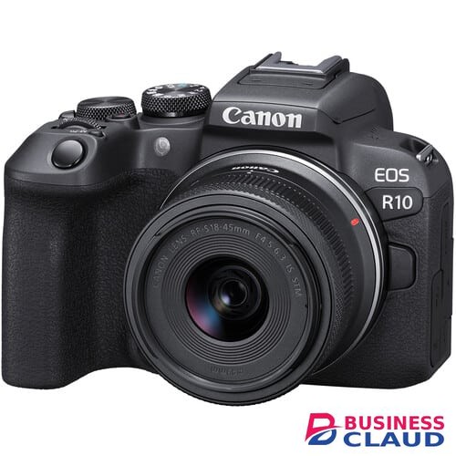 Canon EOS R10 Mirrorless Camera with 18-45mm Lens
