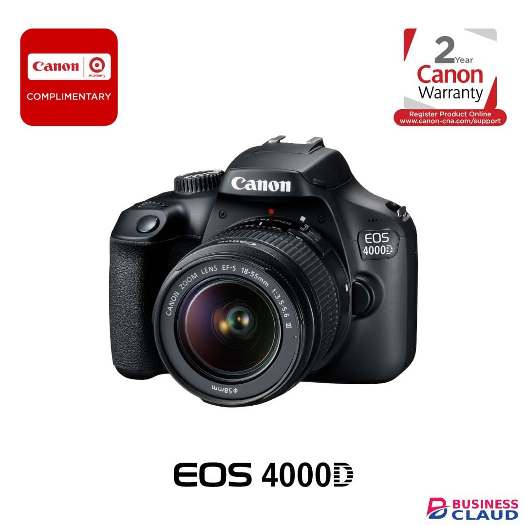 Canon EOS 4000D DSLR 18-55 mm Lens Camera