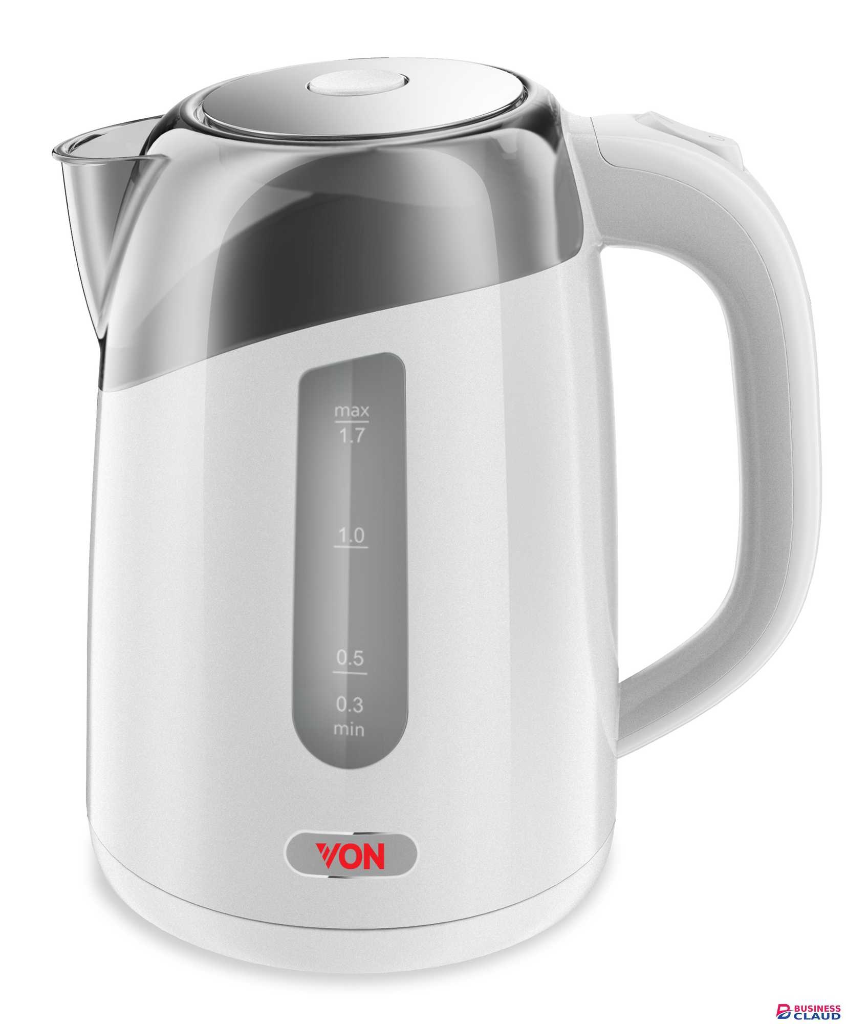 Von VSKL17BNW 1.7L Upright Corded Kettle