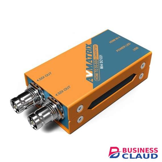 Avmatrix Mini SC1221 HDMI to Dual 3G-SDI Pocket-Size Broadcast Converter