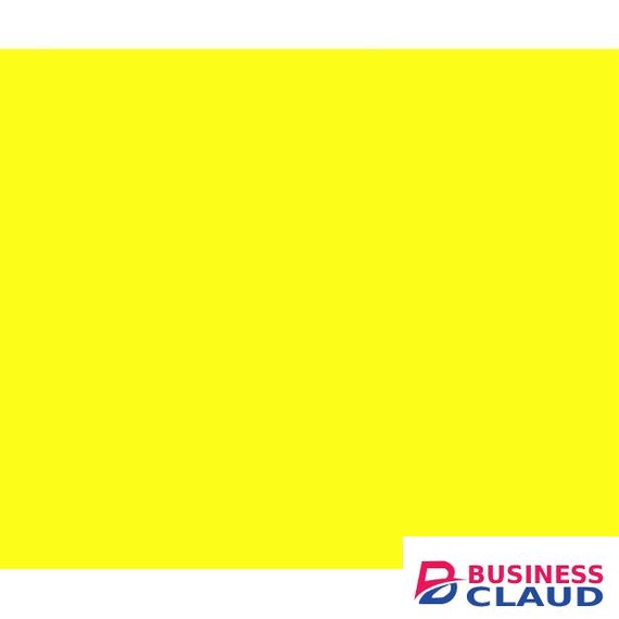 Visico Solid Color Background Brilliant Yellow 3 x 5 m Backdrop