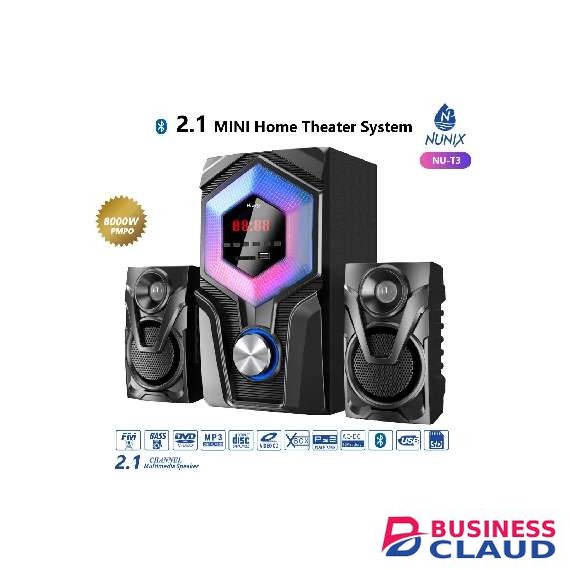 Nunix NU-T3 2.1 Channel Home Theater System