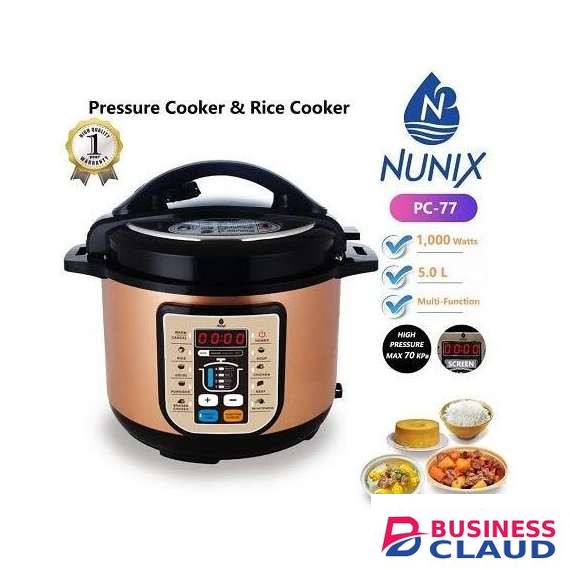 Nunix PC-77 5L Electric Pressure Cooker