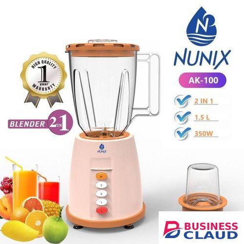 Nunix AK-100 1.5L 2 In 1 Blender