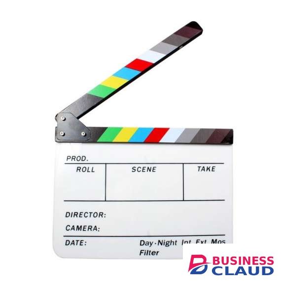 Generic Colored Acrylic Clapper Board Slate