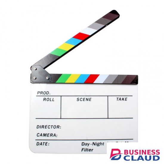 Generic Colored Acrylic Clapper Board Slate